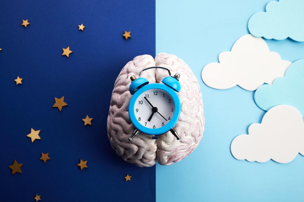 Syncing your circadian rhythm to a natural light-dark cycle could improve your health and well-being. <a href="https://www.gettyimages.com/detail/photo/the-circadian-rhythms-are-controlled-by-circadian-royalty-free-image/1361759855" rel="nofollow noopener" target="_blank" data-ylk="slk:nambitomo/iStock via Getty Images Plus;elm:context_link;itc:0;sec:content-canvas" class="link ">nambitomo/iStock via Getty Images Plus</a>