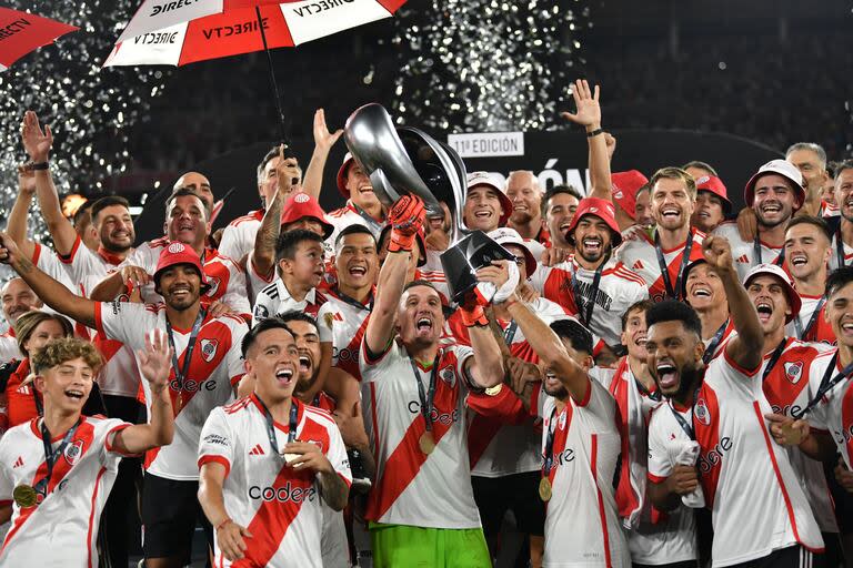 El último título nacional que conquistó River fue la Supercopa Argentina 2023