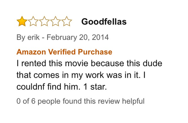 The 39 most hilariously terrible Amazon movie reviews of all time