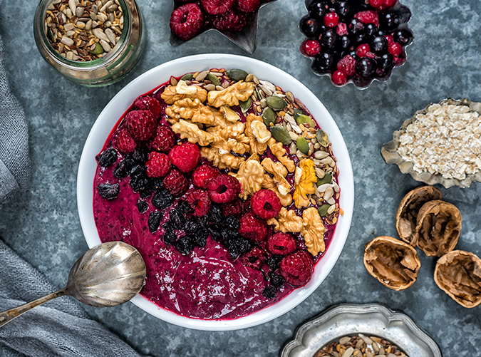 Mixed Berry Smoothie Bowl