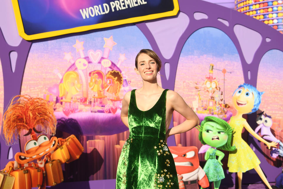 LOS ANGELES, CALIFORNIA - JUNE 10: Maya Hawke attends the World Premiere of Disney and Pixar's 