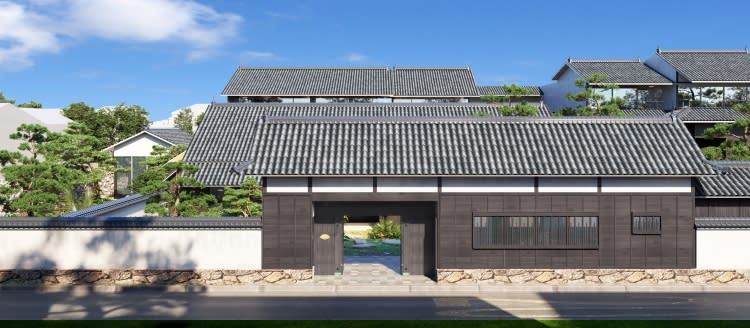Mandarin Oriental, Setouchi entrance rendering