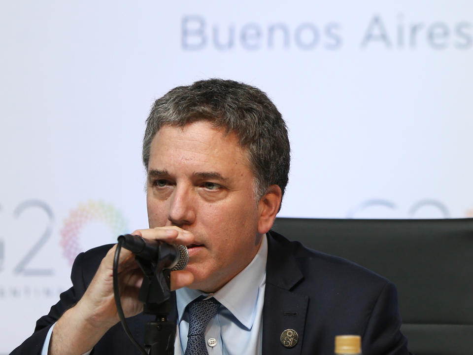 Argentiniens Finanzminister Nicolás Dujovne in Buenos Aires (Bild-Copyright: Natacha Pisarenko/AP Photo)