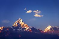 <p>Annapurna Mountain, as seen from Pokhara, Nepal // December 4, 2013</p>
