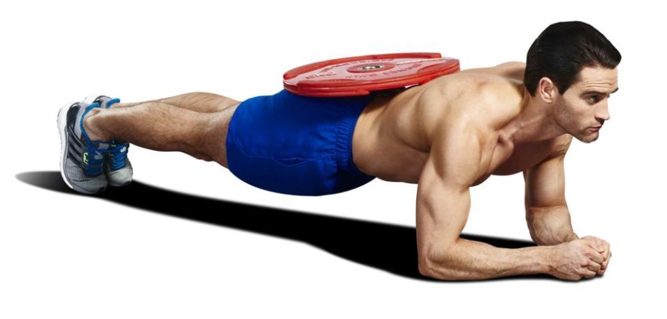 weighted plank