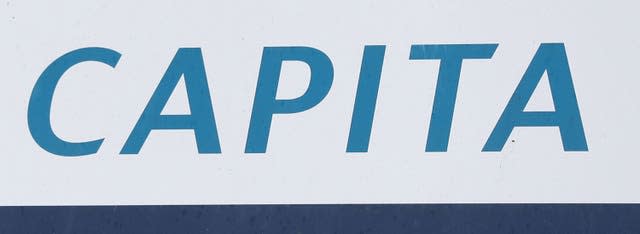 The Capita sign outside their offices 