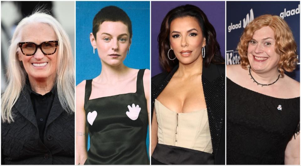 Jane Campion, Emma Corrin, Eva Longoria and Lilly Wachowski