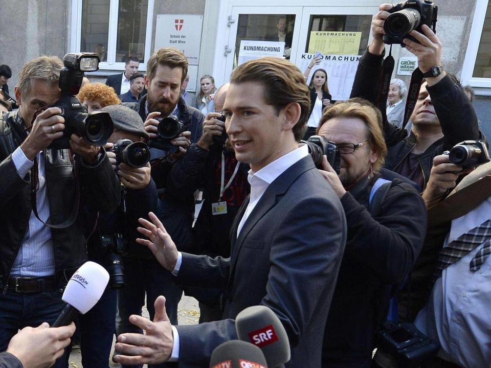 Sebastian Kurz, 31, is the youngest leader in Europe (AFP/Getty)