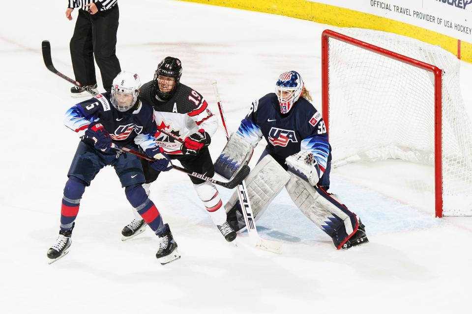 Alex Cavallini is the goalie for the United States Olympic team.