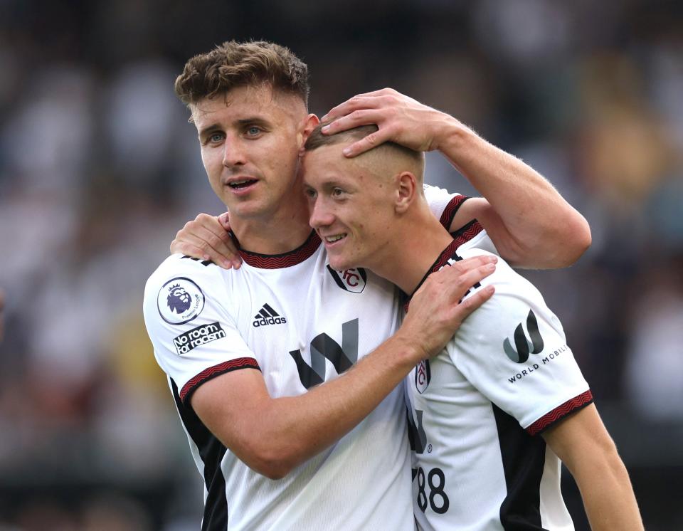 Jay Stansfield, right, has left Fulham to join Birmingham (Reuters)