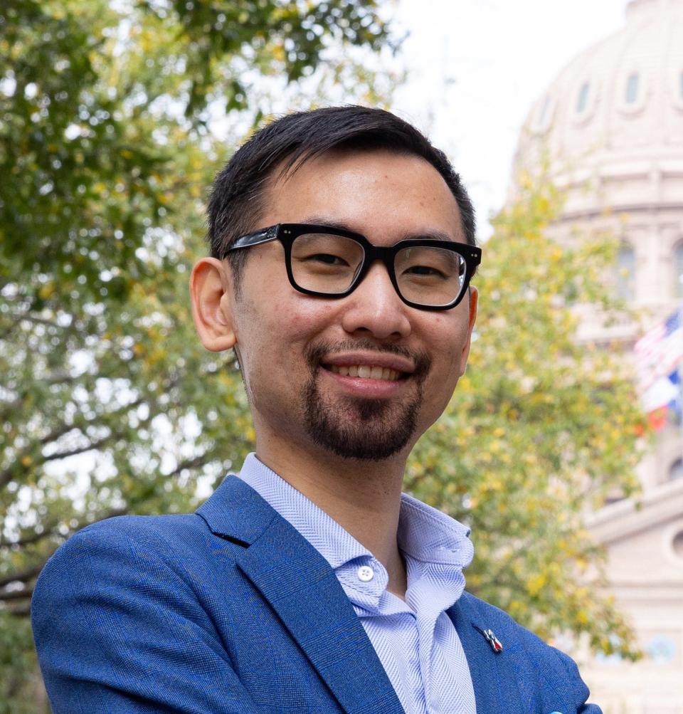 Shenghao "Daniel" Wang is a candidate for the Travis Central Appraisal District's board of directors.