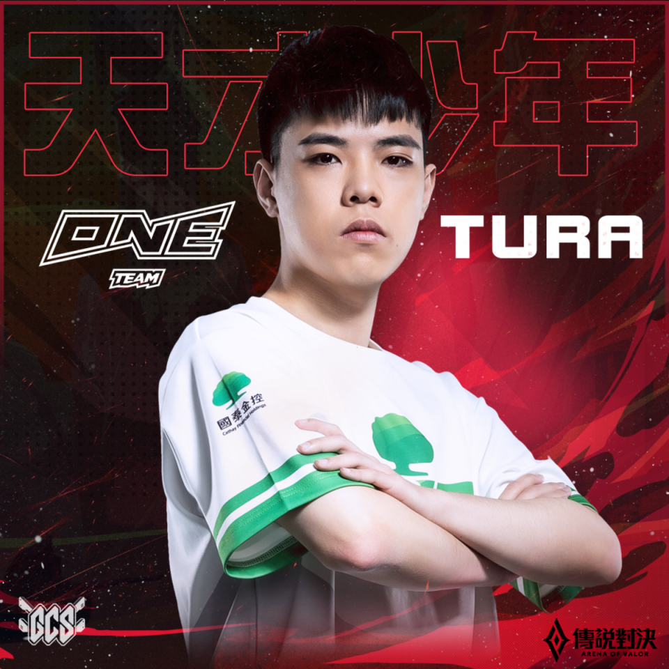  第一代天才少年的Tura回歸傳說戰場加入ONE 圖：Garena /提供 