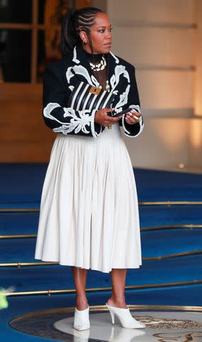 <p>affinitypicture / BACKGRID</p> Regina King during Paris Fashion Week on Sept. 28