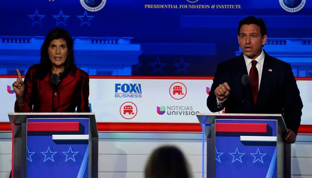 Former South Carolina Gov. Nikki Haley and Florida Gov. Ron DeSantis held back from strong criticism of former President Donald Trump during prior debates.