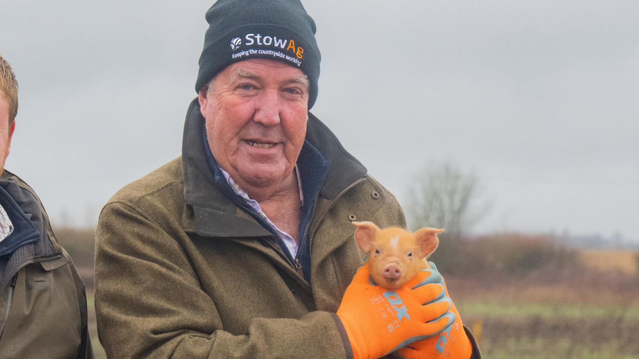 Jeremy Clarkson has now become a hero for French farmers, thanks to the success of his series Clarkson's Farm. (Prime Video)