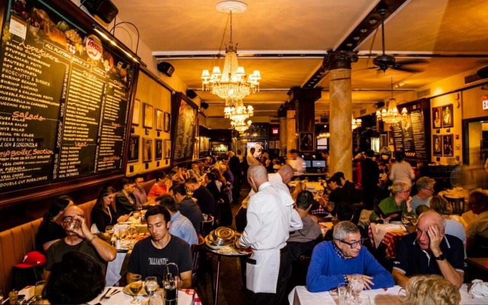 Tony's Di Napoli, an Italian restaurant in New York where Mr Giuliani used to be a regular