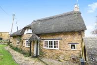 <p>With a gorgeous thatched roof, this quaint two-bedroom cottage exudes rustic Cotswold appeal. Located in the heart of Ebrington village, the property has a sitting room with an impressive inglenook <a rel="nofollow noopener" href="http://www.housebeautiful.co.uk/renovate/heating/a1084/open-fires-stoves-guide/" target="_blank" data-ylk="slk:fireplace;elm:context_link;itc:0;sec:content-canvas" class="link ">fireplace</a>, fitted kitchen with granite work surfaces and <a rel="nofollow noopener" href="http://www.housebeautiful.co.uk/garden/designs/how-to/a912/low-maintenance-garden-yearly-wow-factor/" target="_blank" data-ylk="slk:low maintenance gardens;elm:context_link;itc:0;sec:content-canvas" class="link ">low maintenance gardens</a> with a sun terrace. </p><p><em>This property is available for £395,000 through <a rel="nofollow noopener" href="http://www.rabennett.co.uk/buy/property/2-bedroom-detached-cottage-in-ebrington,gl55-ref-3926599/" target="_blank" data-ylk="slk:RA Bennett Partners;elm:context_link;itc:0;sec:content-canvas" class="link ">RA Bennett Partners</a>.</em></p>