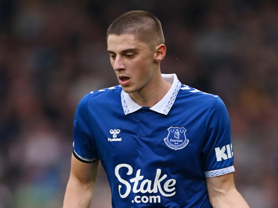 Faces a crucial battle against Mo Salah but Mykolenko quelled the Egyptian in last season’s derby at Goodison. He also performed well against Arsenal’s Bukayo Saka last month. (Photo: Michael Regan/Getty Images)