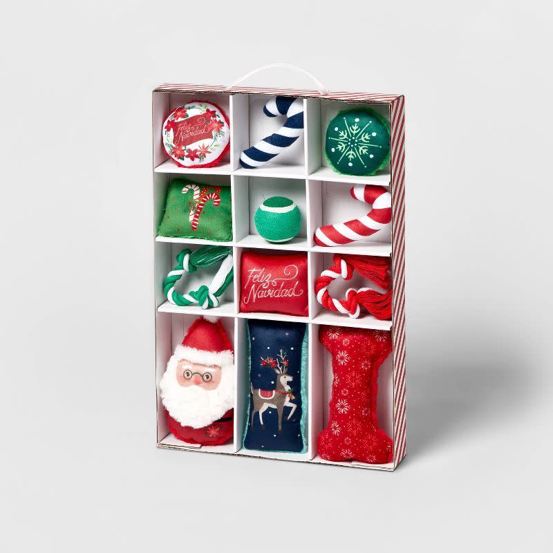 10) Advent Calendar Dog Toy Set