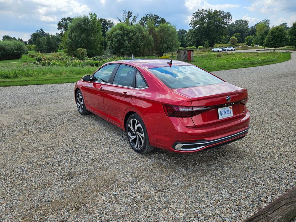 2025 vw jetta parked on gravel