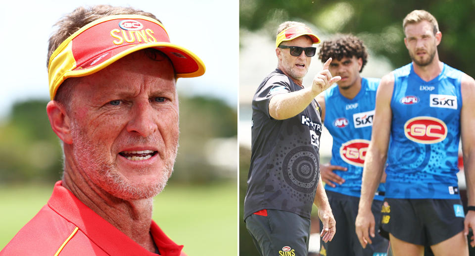 Gold Coast Suns coach Damien Hardwick pictured