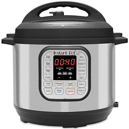 Instant Pot Duo 7-in-1 Electric Pressure Cooker, Sterilizer, Slow Cooker, Rice Cooker, Steamer, Saute, Yogurt Maker, and Warmer, 6 Quart, 14 One-Touch Programs (Amazon / Amazon)