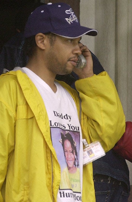 Some police investigators believe Alexis Patterson's disappearance was connected to the drug-dealing activities of her stepfather, LaRon Bourgeois, shown here in a 2002 file photo.