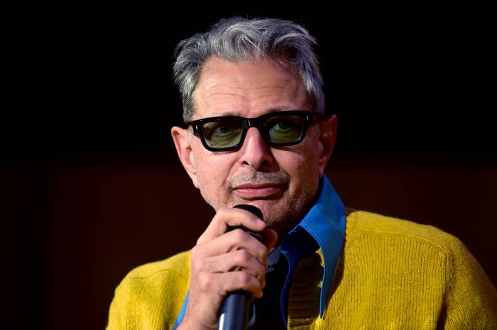 Closeup of Jeff Goldblum