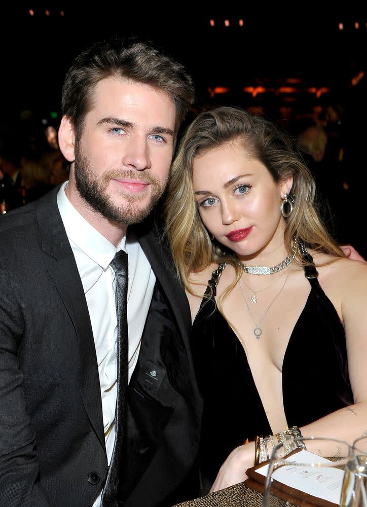 Liam Hemsworth and Miley Cyrus