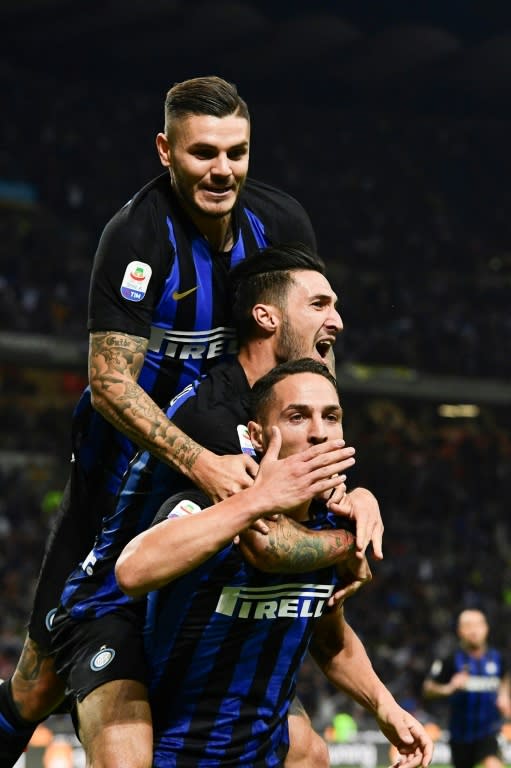 Inter Milan star Mauro Icardi was rested before next week's Champions League game at PSV Eindhoven