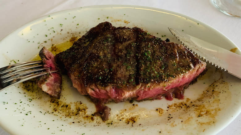 Steak at Ruth's Chris Steakhouse