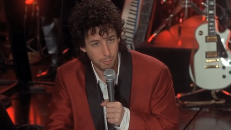 Adam Sandler in The Wedding Singer.