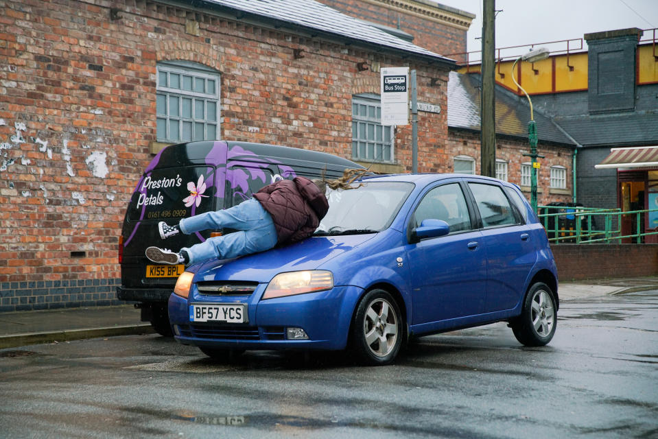 FROM ITV  STRICT EMBARGO -  No Use Before Tuesday 26th January 2021  Coronation Street - Ep 10238  Monday 1st February 2021 - 2nd Ep  Terrified, Summer Spellman [HARRIET BIBBY] dashes out of the flat into the path of an oncoming van. As Billy Mayhew [DANIEL BROCKLEBANK], Paul Ashdale [PETER ASH] and Todd Grimshaw [GARETH PIERCE] return home, theyâre horrified to find Summer lying in the road. Craig Tinker [COLSON SMITH] calls to investigate the burglary, Paul steels himself and reveals that the culprit was Will. A furious Billy reads the riot act to Paul for bringing Will into their lives.   Picture contact David.crook@itv.com  Photographer - Danielle Baguley  This photograph is (C) ITV Plc and can only be reproduced for editorial purposes directly in connection with the programme or event mentioned above, or ITV plc. Once made available by ITV plc Picture Desk, this photograph can be reproduced once only up until the transmission [TX] date and no reproduction fee will be charged. Any subsequent usage may incur a fee. This photograph must not be manipulated [excluding basic cropping] in a manner which alters the visual appearance of the person photographed deemed detrimental or inappropriate by ITV plc Picture Desk. This photograph must not be syndicated to any other company, publication or website, or permanently archived, without the express written permission of ITV Picture Desk. Full Terms and conditions are available on  www.itv.com/presscentre/itvpictures/terms