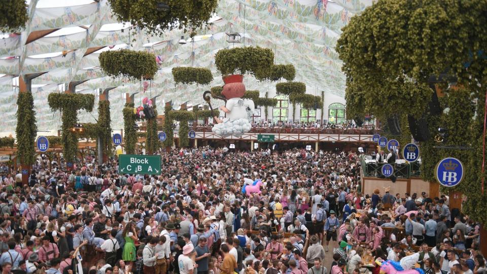 Das 188. Oktoberfest in München erfreut sich riesiger Beliebtheit. (Bild: dpa)