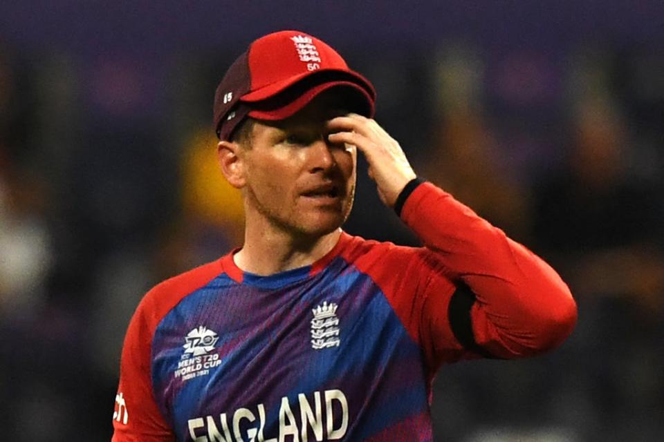 Eoin Morgan is not looking beyond the next T20 World Cup with England (AFP via Getty Images)