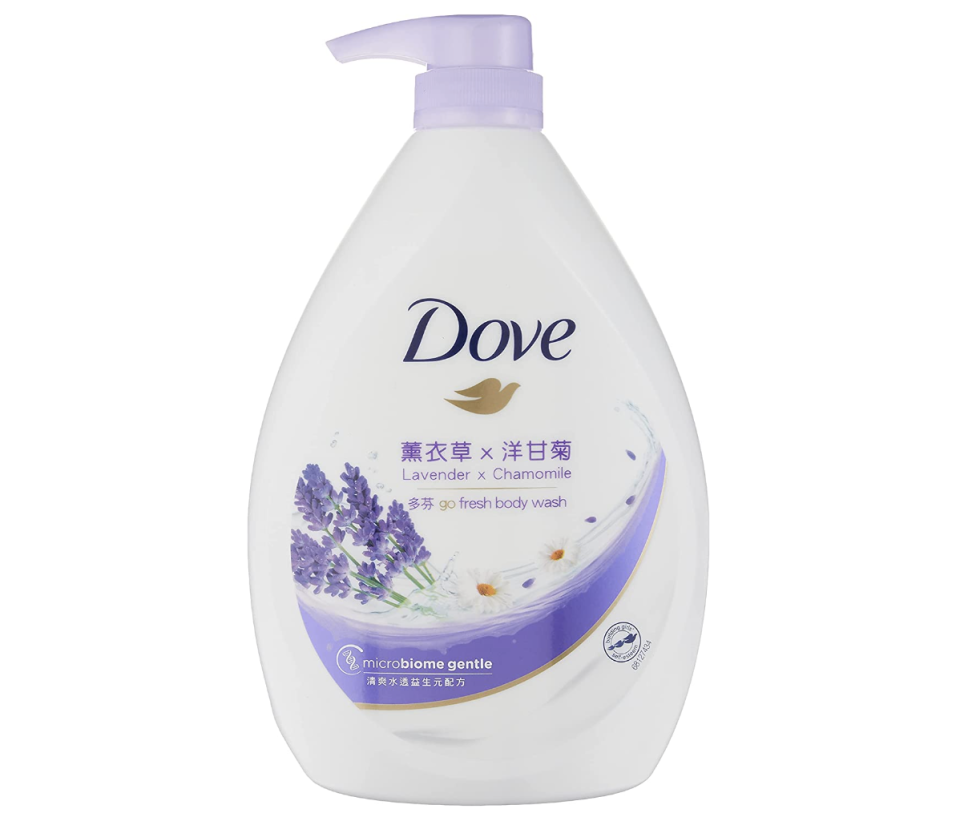 Dove Go Fresh Relaxing Lavender and Chamomile Paraben-Free Body Wash, 1L, S$5.75 (Photo: Amazon)