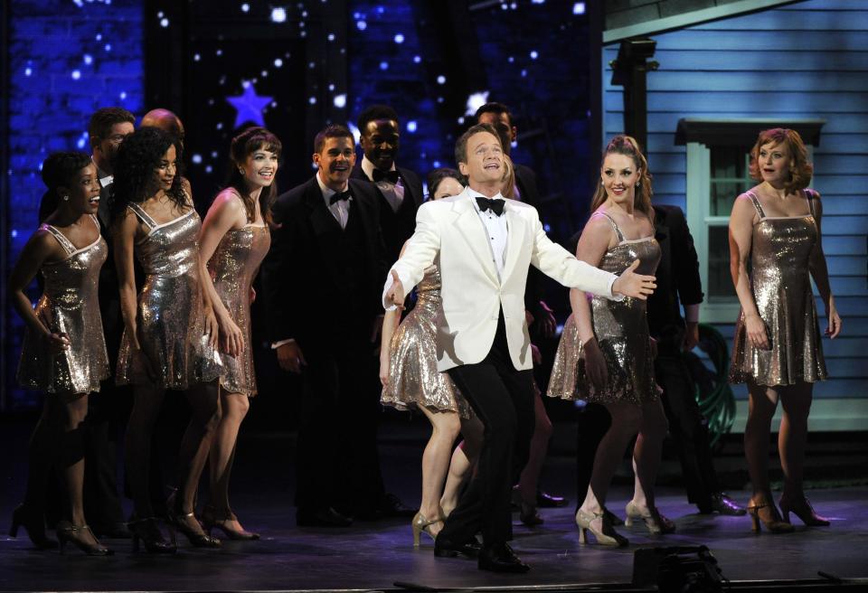 Host Neil Patrick Harris performs at the 66th Annual Tony Awards on Sunday June 10, 2012, in New York. (Photo by Charles Sykes /Invision/AP)