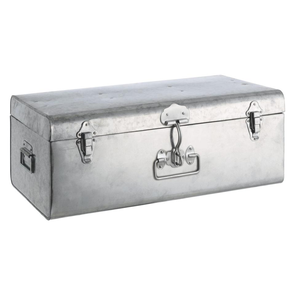 Silver Storage Trunk