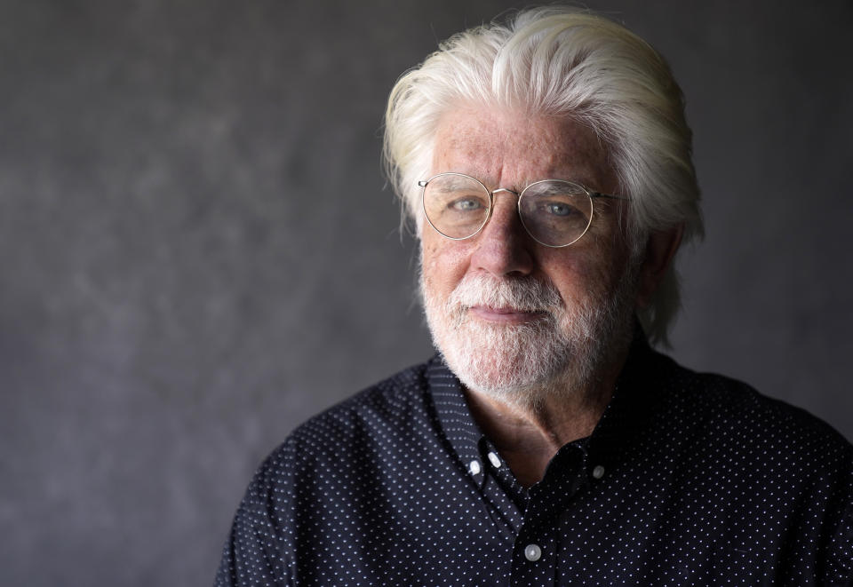 FILE - Michael McDonald, of the Doobie Brothers, poses for a portrait at Show Biz Studios in Los Angeles on Aug. 17, 2021. McDonald has a new memoir titled, "What a Fool Believes." (AP Photo/Chris Pizzello, File)