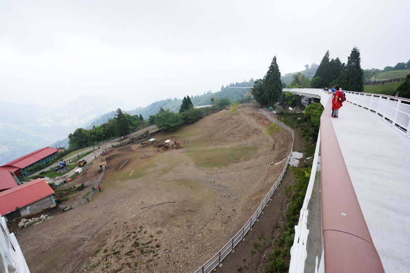 2017年正式啟用的天空步道，這座長1.2公里的步道視野相當開闊