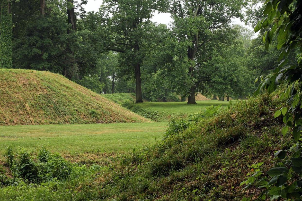The Great Circle Earthworks were likely built about 2,000 years ago by people now known as the Hopewell. The site is part of Hopewell Ceremonial Earthworks, which was featured on "CBS News Sunday Morning."