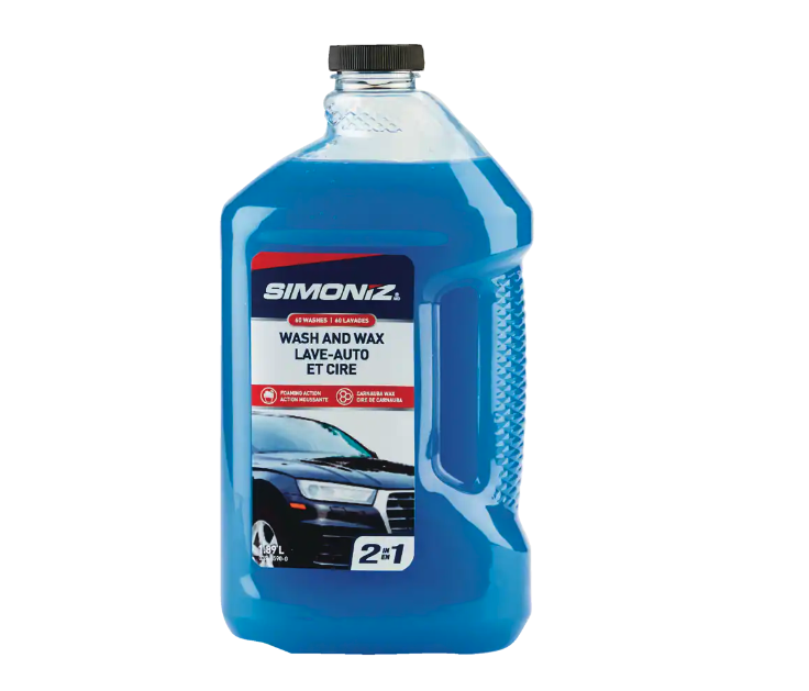 SIMONIZ 2-in-1 Car Wash & Wax. Image via Canadian Tire.