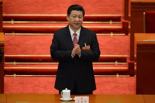 Xi Jinping ist neuer Staatschef Chinas. Der Nationale Volkskongress wählte den Partei- und Militärchef in der Großen Halle des Volkes in Peking zum Nachfolger von Präsident Hu Jintao