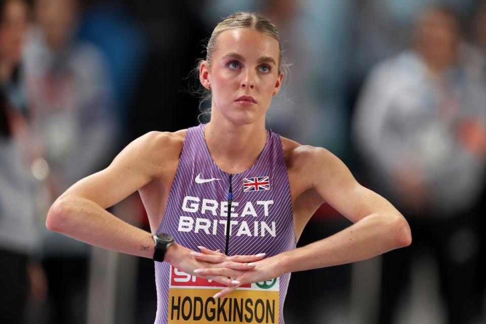 Keely Hodgkinson comfortably won her heat at the Atakoy Arena (AP Photo) Keely Hodgkinson (AP)