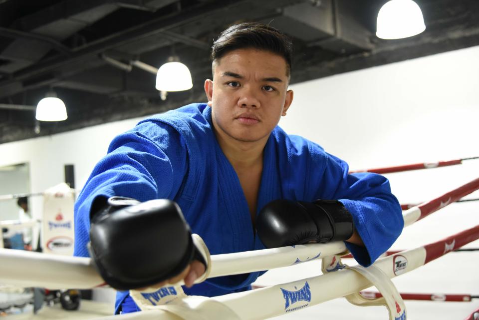 Nazri Sutari hopes to win a gold medal for Singapore in the martial art of sambo at the 2019 SEA Games in Manila. (PHOTO: Zainal Yahya/Yahoo News Singapore)