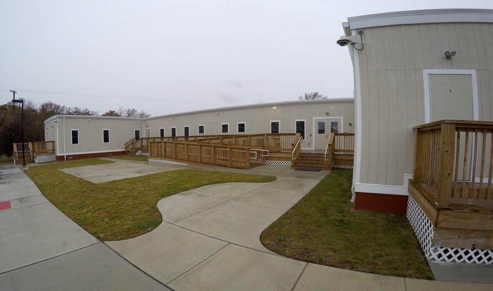 The Monmouth County homeless shelter is located at Fort Monmouth in Oceanport, NJ.