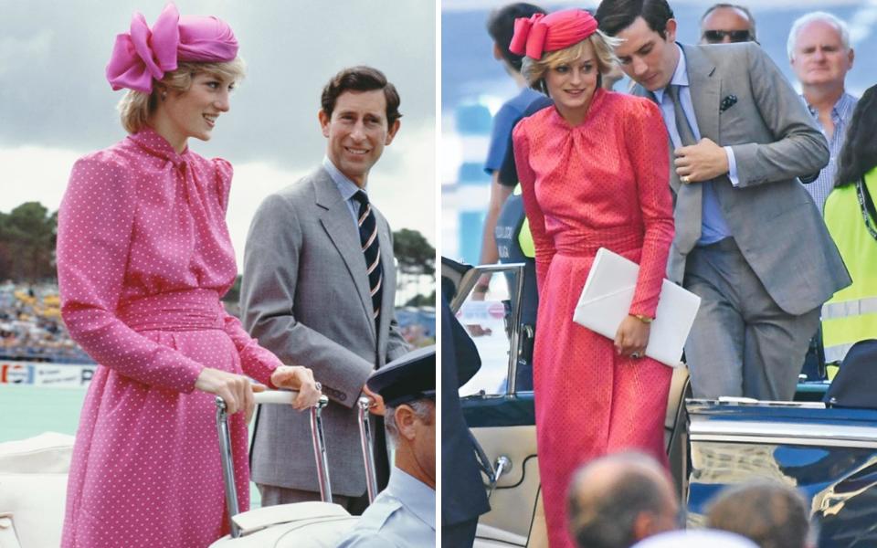 Princess Diana and Prince Charles on their first royal tour, of Australia, in 1983 - Getty Images / Netflix 