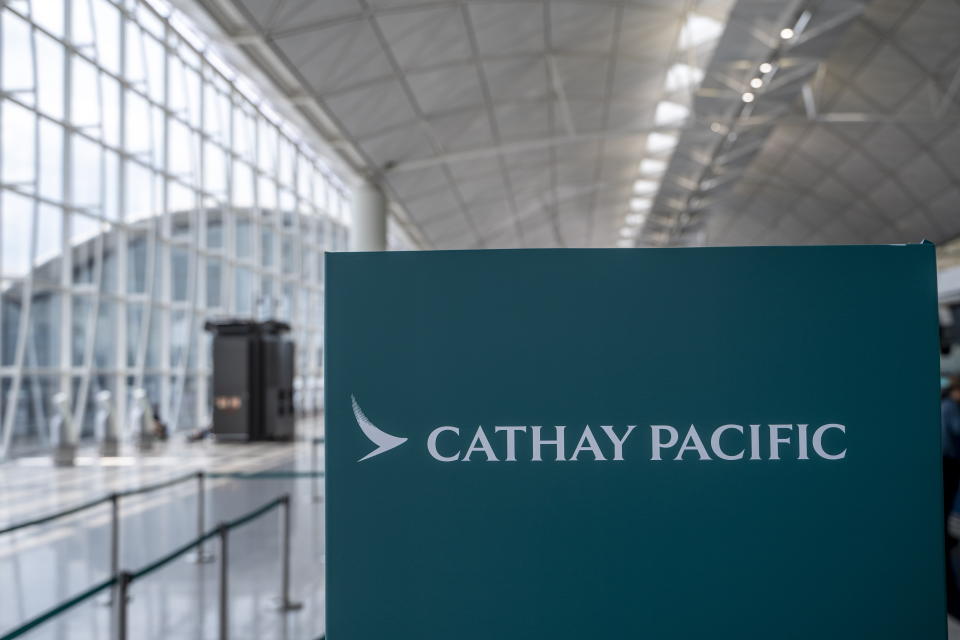 Cathay Pacific Airways (Crédit : Vernon Yuen/NurPhoto)