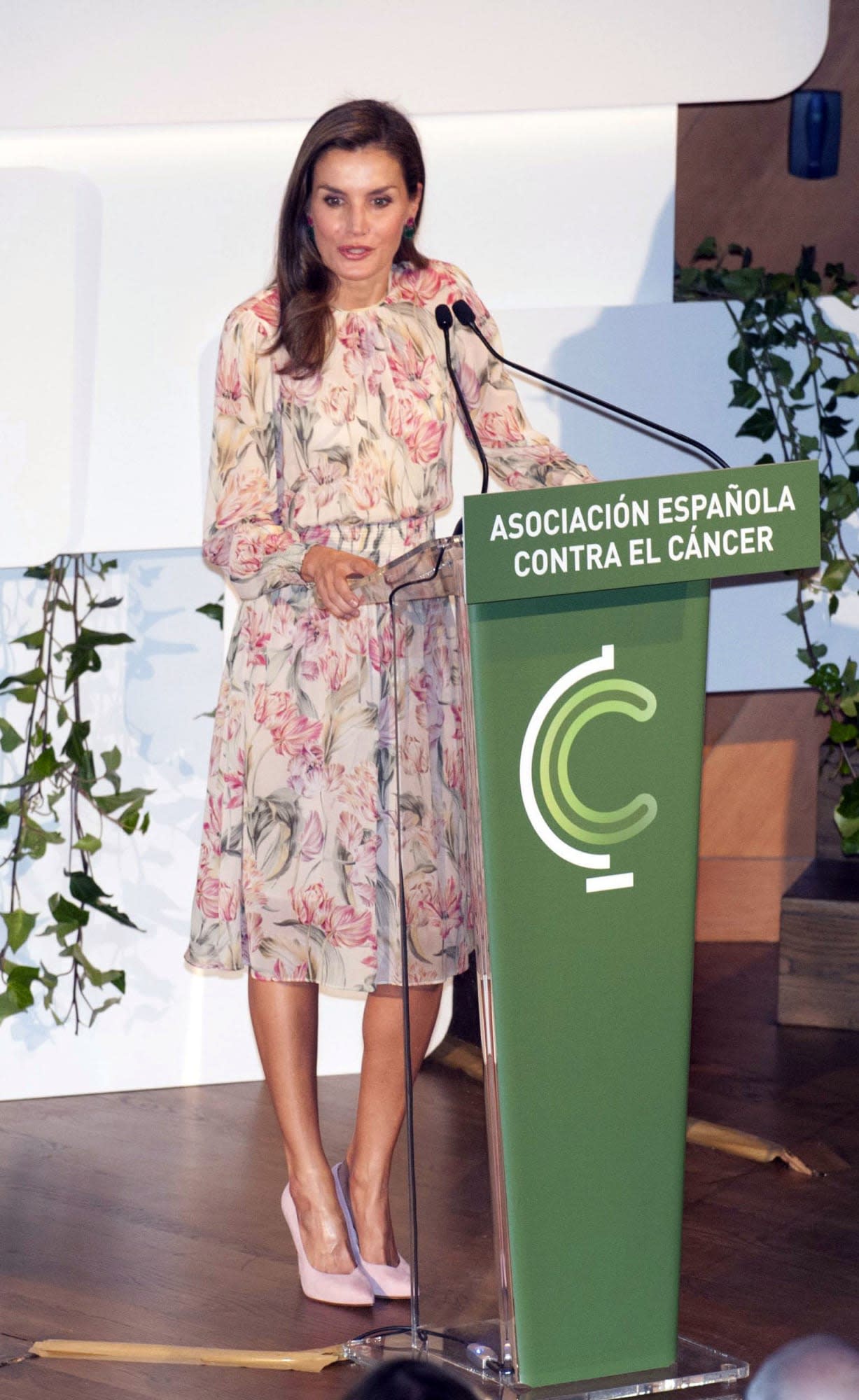 Queen Letizia Attends The 'Cancer Research World Day' Event