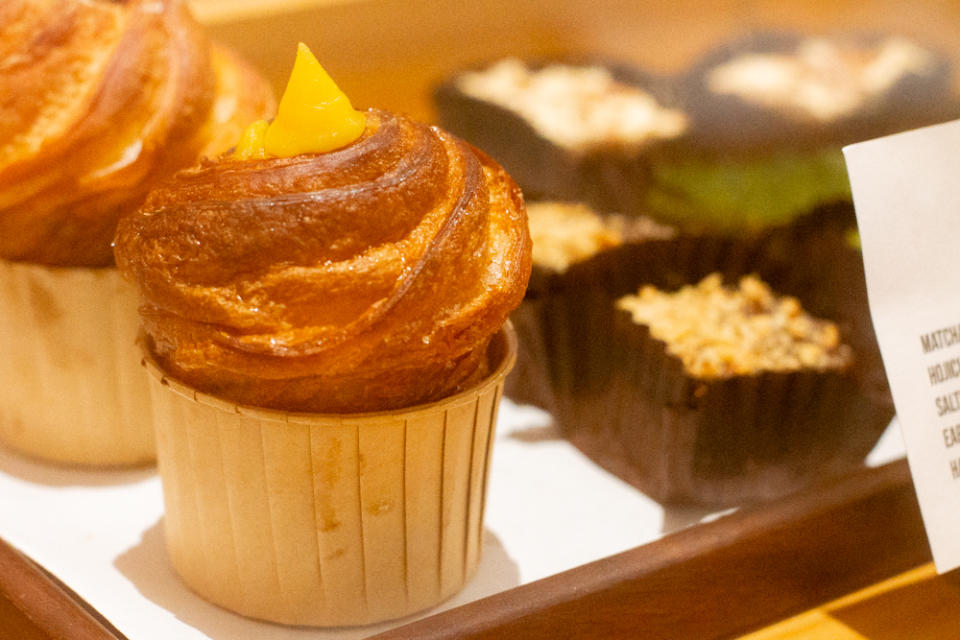 monday coffee bar - pastry display